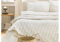 Постельное белье Washed Cotton Saheser - Notta Bej (Turkey), евро